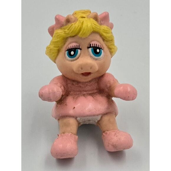 1990 McDonalds Muppet Babies Miss Piggy Toy - Picture 1 of 7